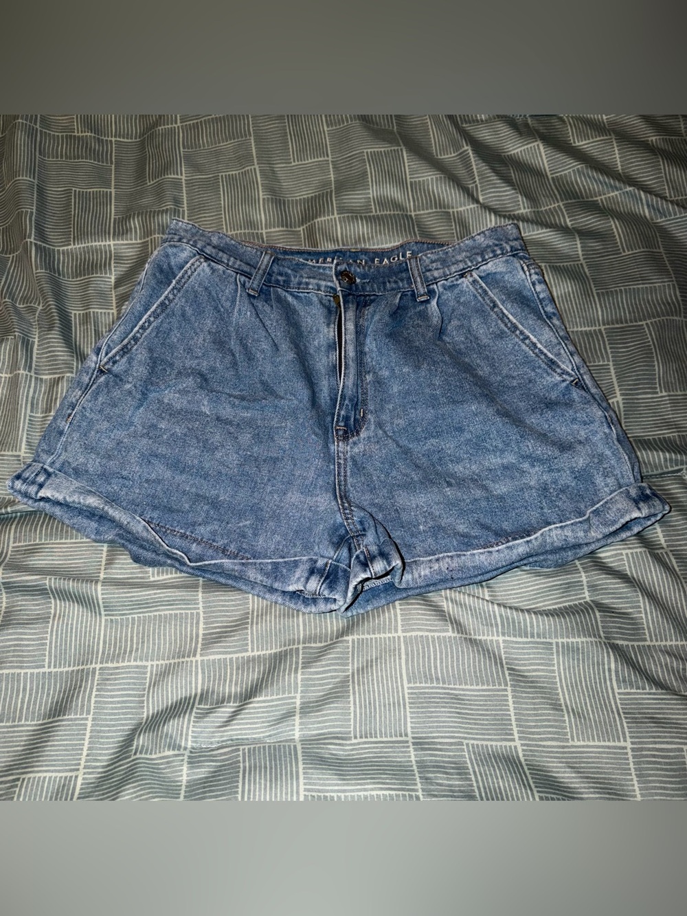 American Eagle Denim Mom Shorts